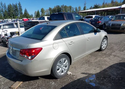 2013 Chevrolet Cruze Ls Auto из США, поврежденный, VIN 1G1PA5SG2D7167744